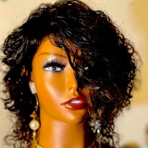 ⭐️100% HUMAN HAIR  WET AND WAVY LACE PART WIG!⭐️